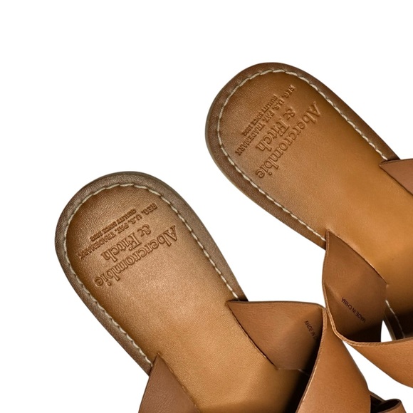 Abercrombie & Fitch Sandals Brown Size 8/9 - Picture 3 of 7